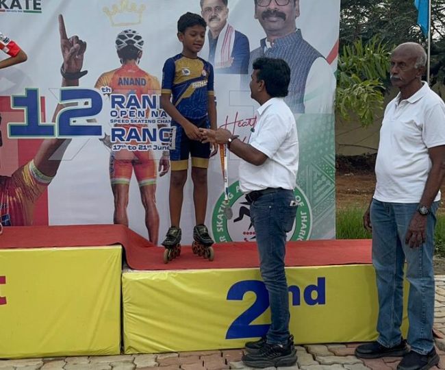 BIHAR Bhagalpur Adyansh Ansh Wins National Speed Skating Silver (1)