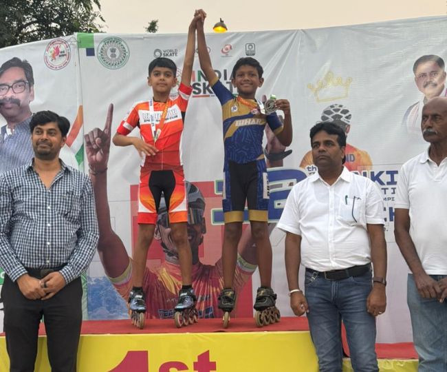 BIHAR Bhagalpur Adyansh Ansh Wins National Speed Skating Silver