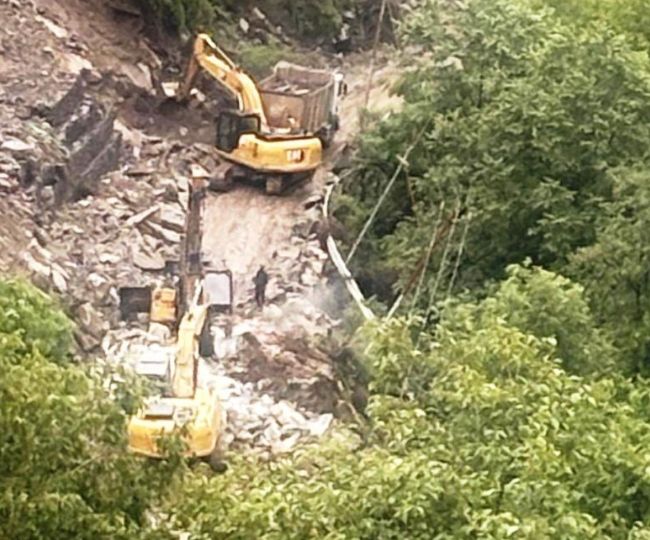 yamunotri highway washed out