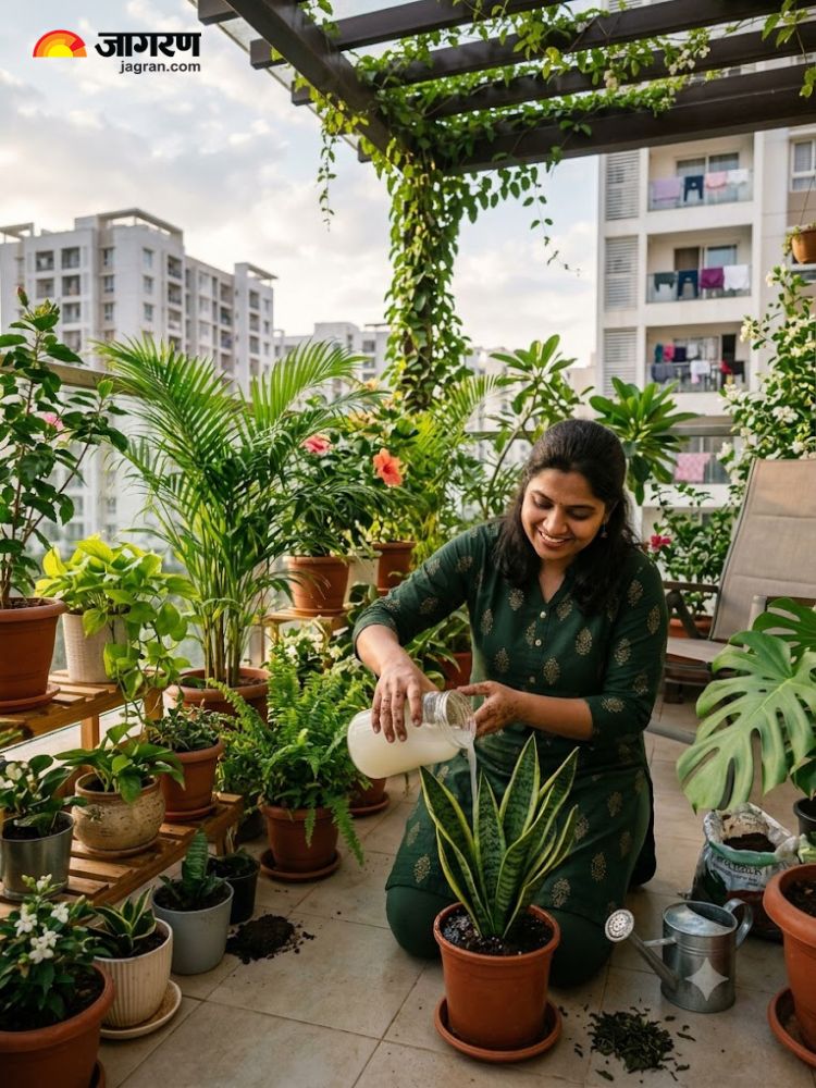 how to use rice water for plants