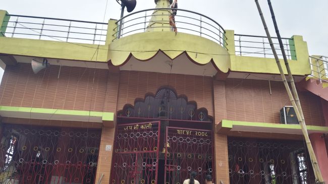 Bhagalpur Kalika Temple 24kg Silver Idol Stolen CCTV Captures Thief (1)