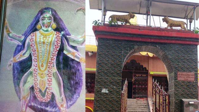 Bhagalpur Kalika Temple 24kg Silver Idol Stolen CCTV Captures Thief (8)