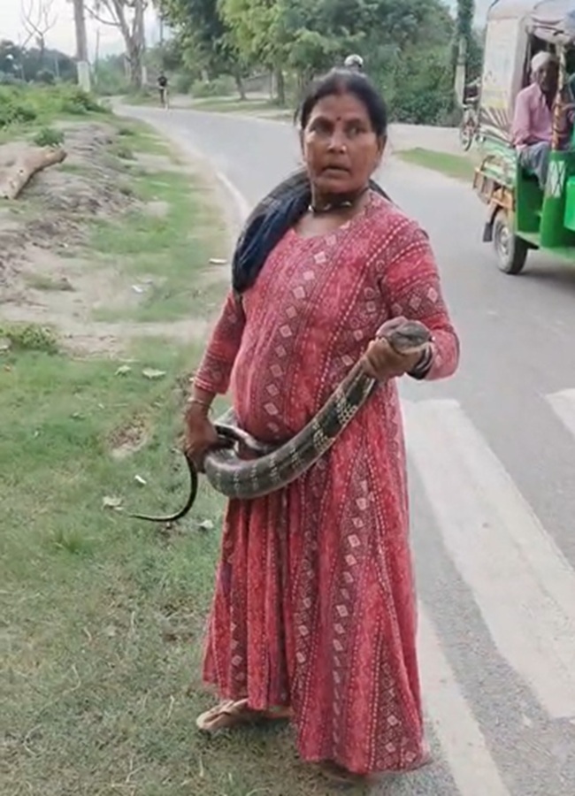 woman snake catcher 3