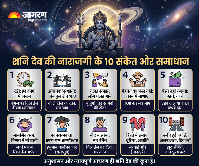 10 warning signs shani dev is angry weak saturn astrology remedies