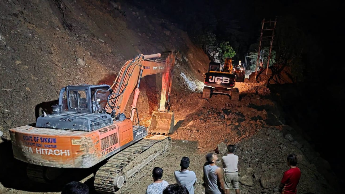gangtok land slide News