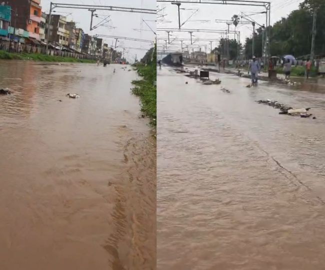 Lakhisarai Train Tracks Submerged, Kiul-Jamalpur Rail Disruption