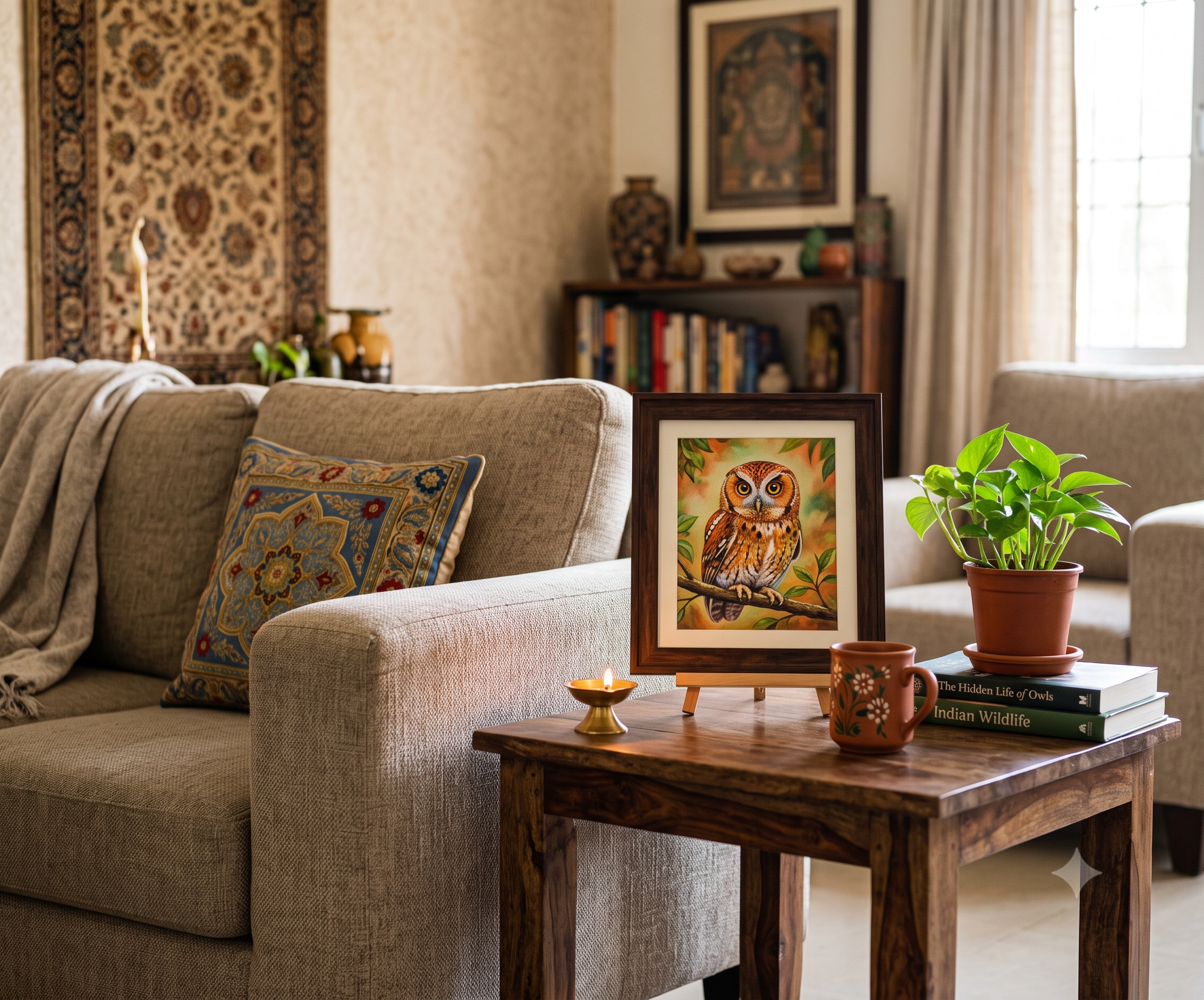owl painting direction as per vastu