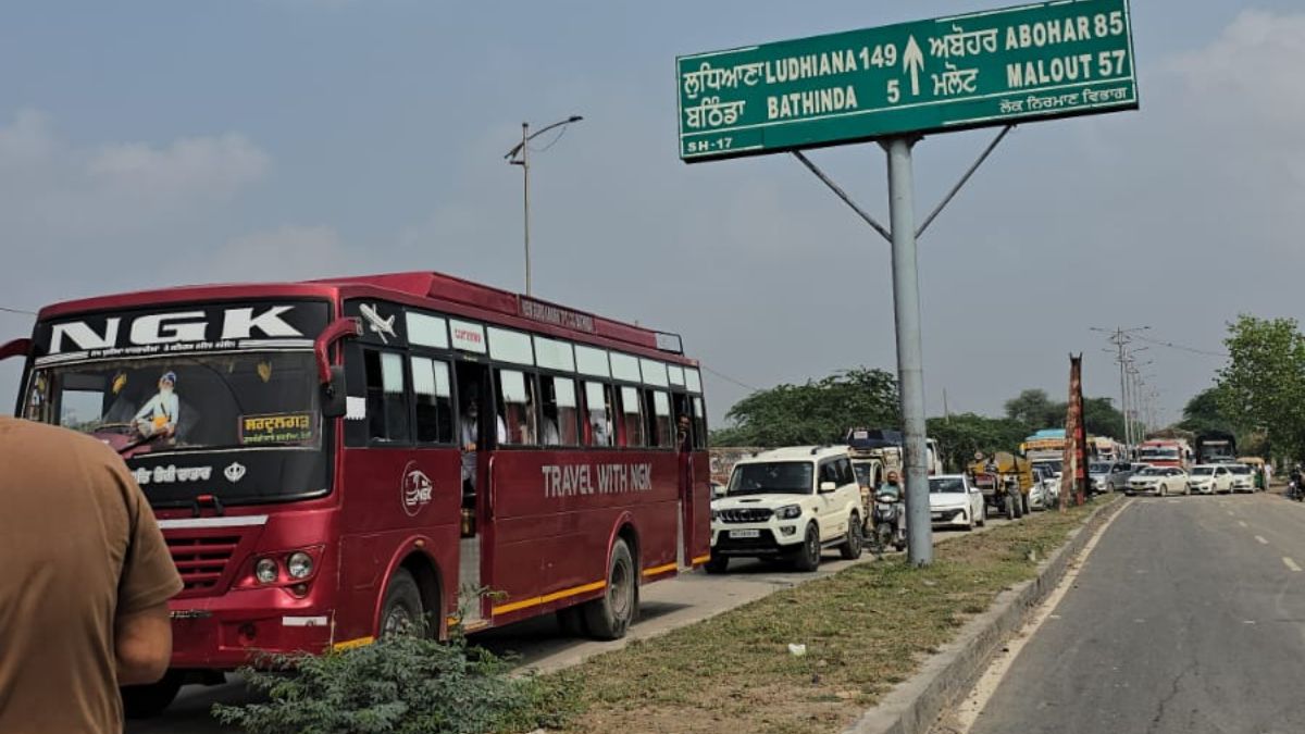 bathinda road jam