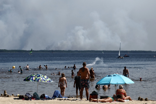 france wildlife fire