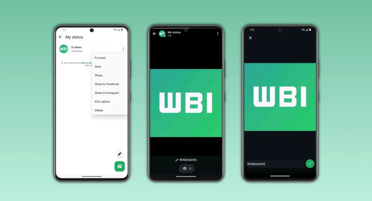Edit Caption feature WABetaInfo