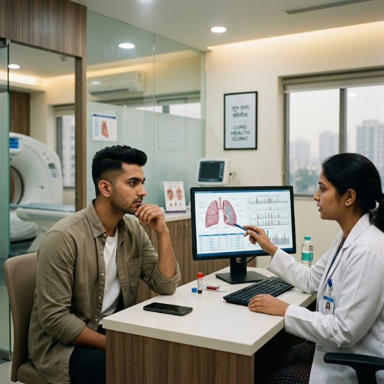 Silent symptoms of lung cancer