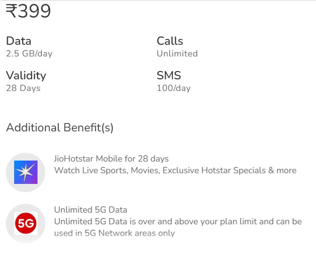 Airtel 399
