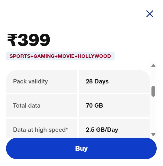 Jio 399