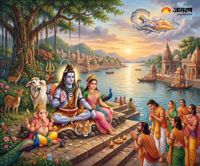 why lord shiva leaves kailash to reside on earth in haridwar during sawan shravan month