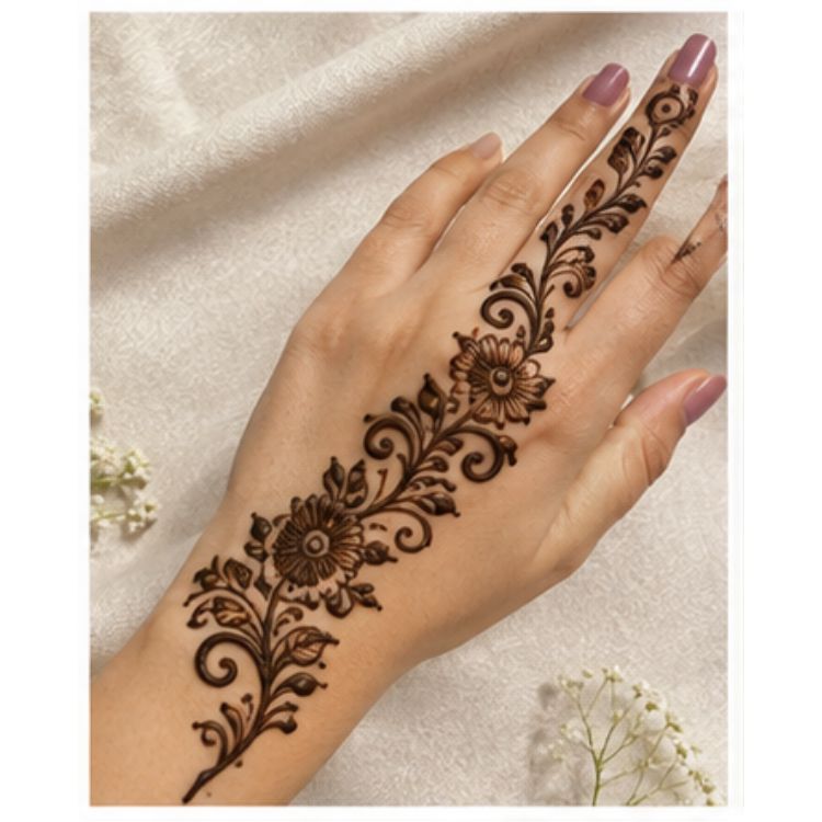 sawan mehendi design