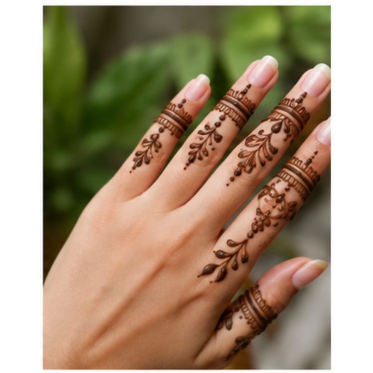 simple mehendi design