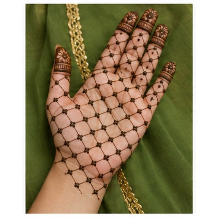 trendy mehendi design