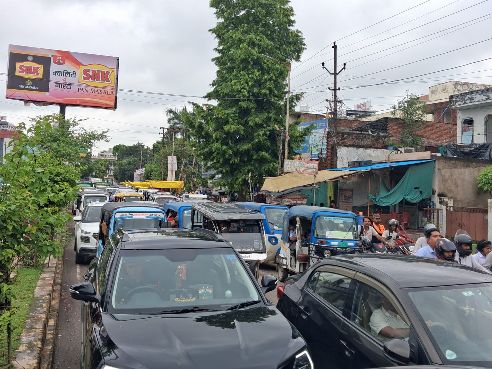 kanpur choked by traffic during bjp yuva morcha up president rohit mishra welcome kanpur choked by traffic during bjp yuva morcha up president rohit mishra welcome