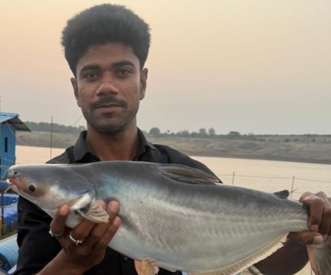 Banka Chandan Dam Shahbaz Alam Cage Culture Fish Farm Success (1)