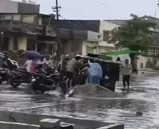 Kanpur Heavy Rain Waterlogging Kanpur Heavy Rain Waterlogging