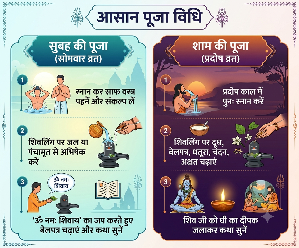Somwar vrat puja