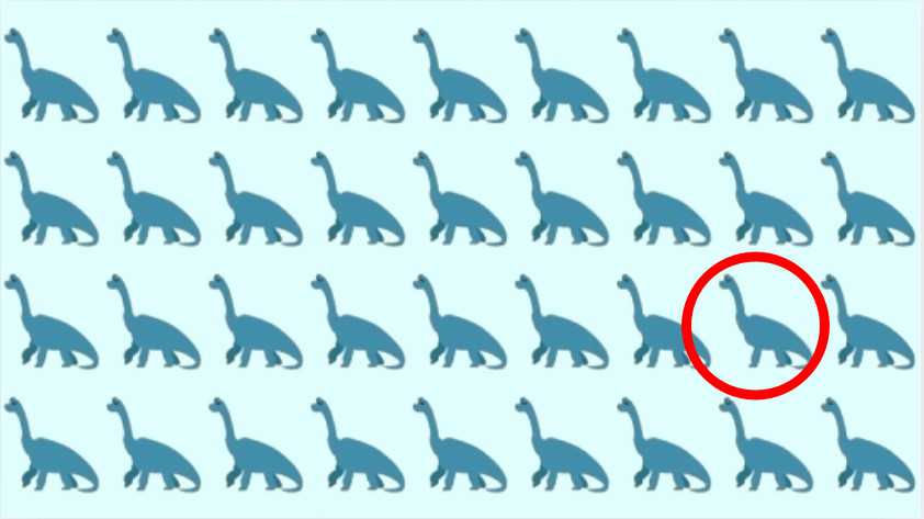 find unique dinosaur solved