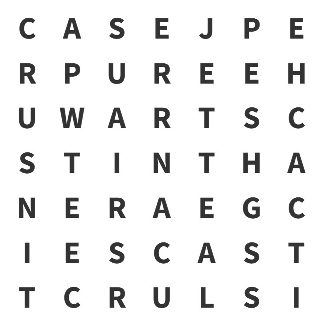 word puzzle